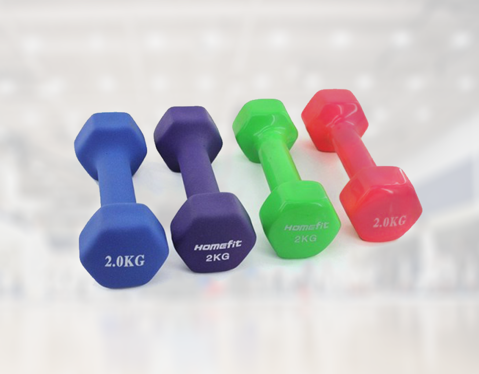 Head Vinyl Dumbbell Set - Imported