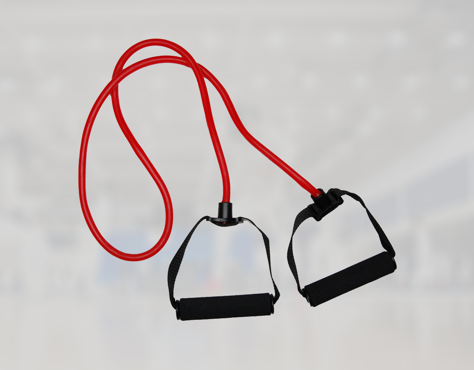 Red Resistance Strength Band Rope Level
