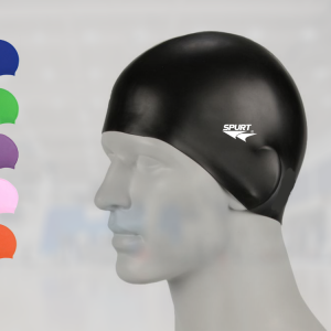 Spurt Silicone Swimming Cap